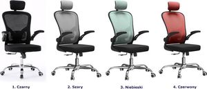 Krzesło biurowe Elior Sefilo Czerwone 4