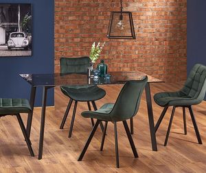 Elior Nowoczesne krzesło Winston - musztardowy 4