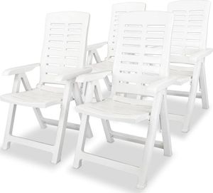 Elior Zestaw białych krzeseł ogrodowych - Elexio 3Q 1