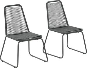 Elior Zestaw polirattanowych krzeseł ogrodowych - Zaya 1