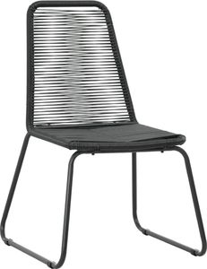 Elior Zestaw polirattanowych krzeseł ogrodowych - Zaya 4