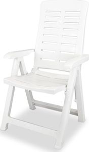 Elior Zestaw białych krzeseł ogrodowych - Elexio 2Q 3