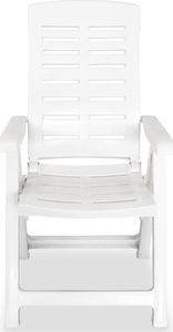 Elior Zestaw białych krzeseł ogrodowych - Elexio 2Q 4