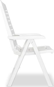 Elior Zestaw białych krzeseł ogrodowych - Elexio 2Q 5