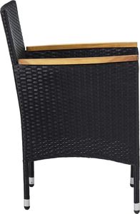 Elior Zestaw polirattanowych krzeseł ogrodowych - Ella 4