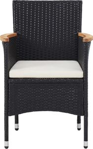 Elior Zestaw polirattanowych krzeseł ogrodowych - Ella 5