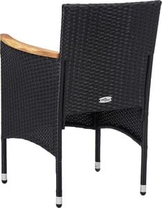 Elior Zestaw polirattanowych krzeseł ogrodowych - Ella 6