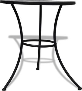 Elior Czarno-biały 3-częściowy zestaw mebli z mozaiką Flurry 11