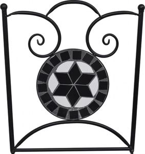 Elior Czarno-biały 3-częściowy zestaw mebli z mozaiką Flurry 12