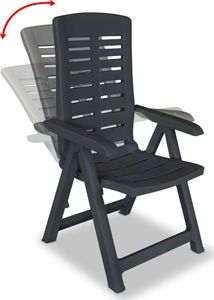 Elior Zestaw szarych krzeseł ogrodowych - Elexio 2Q 6