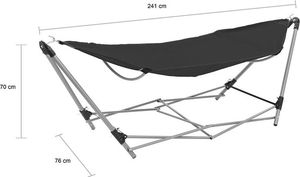 Elior Czarny hamak składany - Lakris 11