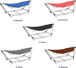 Elior Czarny hamak składany - Lakris 12