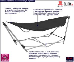 Elior Czarny hamak składany - Lakris 2