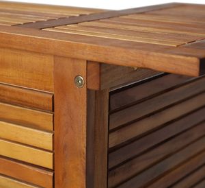 Elior Drewniany barowy stolik ogrodowy - Doen 9