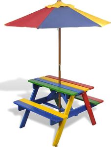 Elior Kolorowy stół piknikowy dla dzieci - Loris 1