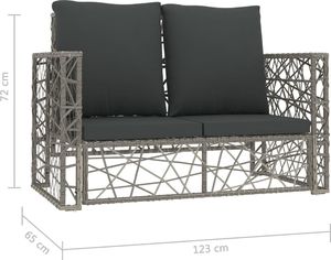 Elior Zestaw nowoczesnych mebli ogrodowych - Beck 8