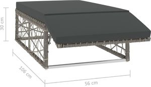 Elior Zestaw nowoczesnych mebli ogrodowych - Beck 9