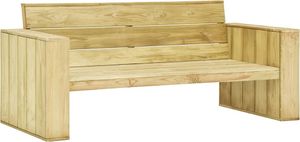 Elior Drewniana ławka ogrodowa - Conal 2X 1