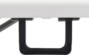 Elior Zestaw białych ławek ogrodowych - Estella 8