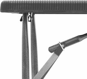 Elior Zestaw czarnych ławek ogrodowych - Estella 9