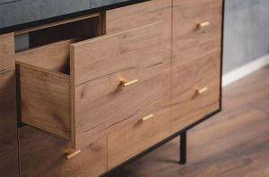 Elior Nowoczesna komoda w stylu industrialnym - Marida 3