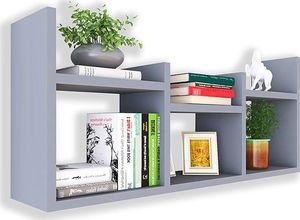Elior Szara minimalistyczna półka na książki - Lorea 1