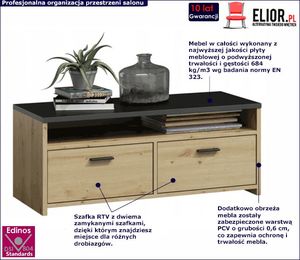 Elior Szafka RTV dąb artisan - Afans 2
