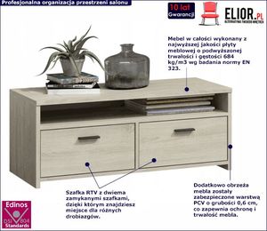 Elior Komoda pod telewizor dąb sonoma - Afans 2