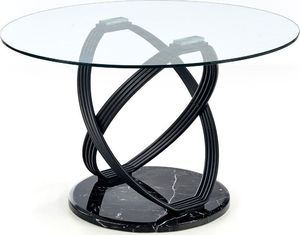 Elior Okrągły stół do salonu Azis - czarny 1