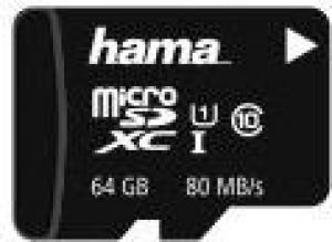 Karta Hama MicroSDXC 64 GB Class 10 UHS-I/U1  (001241400000) 1