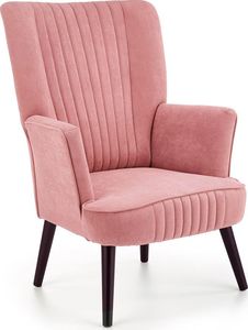 Elior Różowy tapicerowany fotel do pokoju - Bovi 1