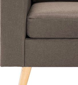 Elior 2-osobowa sofa taupe - Eroa 2Q 8