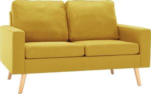 Elior Dwuosobowa żółta sofa - Eroa 2Q 1