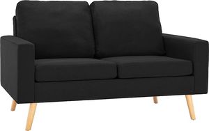 Elior 2-osobowa czarna sofa - Eroa 2Q 1