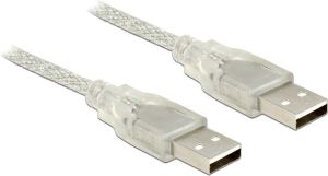 Kabel USB Delock USB-A - USB-A 0.5 m Przezroczysty (83886) 1