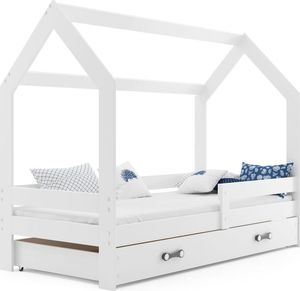 Elior Białe łóżko domek dla dziecka 80x160 - Bambino 1