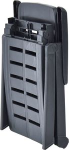 Elior Antracytowy leżak ogrodowy z podłokietnikami - Dantes 4