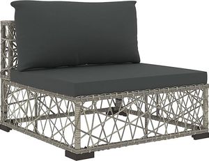 Elior 5-częściowy szary zestaw wypoczynkowy do ogrodu - Beck 5A 11