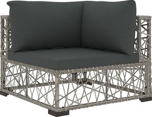 Elior 5-częściowy szary zestaw wypoczynkowy do ogrodu - Beck 5A 2