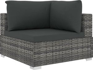 Elior 5-częściowy szary zestaw wypoczynkowy do ogrodu - Begi 5A 10