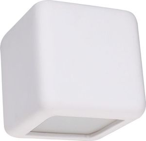 Kinkiet Lumes Biały kwadratowy kinkiet ceramiczny - EXX195-Nestis 1