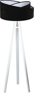 Lampa podłogowa Lumes Czarno-biała nowoczesna lampa stojąca - EXX251-Silja 1