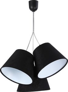 Lampa wisząca Lumes Czarno-biała potrójna lampa wisząca dzwonki - EXX69-Novida 1