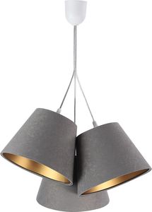 Lampa wisząca Lumes Szaro-złota lampa wisząca glamour - EXX68-Botina 1