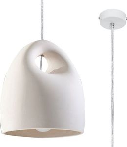 Lampa wisząca Lumes Biała minimalistyczna lampa wisząca - EXX236-Bukanis 1