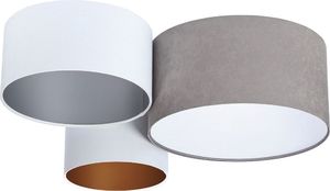 Lampa sufitowa Lumes Biało-szary potrójny plafon sufitowy - EXX43-Roder 1