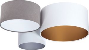 Lampa sufitowa Lumes Biało-szary designerski plafon sufitowy - EXX43-Roder 1