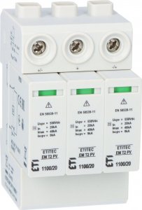 ETI OGRANICZNIK ETITEC EM T2 PV 1100/20 Y 3
