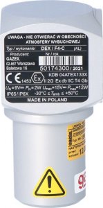 Gazex DWUPR.DETEKTOR PROP-BUTA DEX-15/N-10/30 4