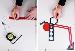 Mechanic TILETEMPLATE przymiar do znakowania pytek 3